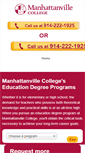 Mobile Screenshot of college.mville.edu