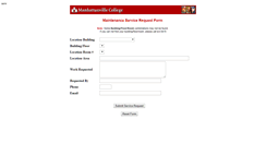 Desktop Screenshot of facilities.mville.edu